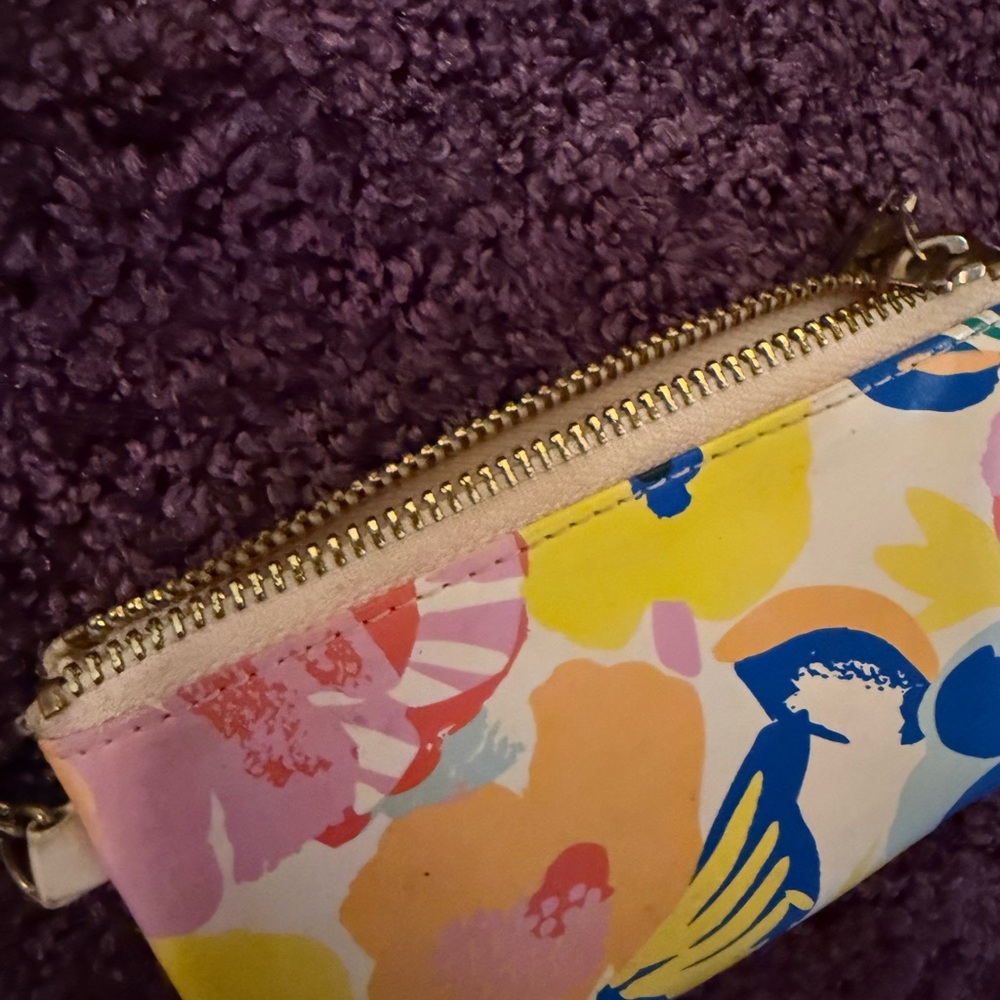 ban.do Pink Floral Zipper Pouch